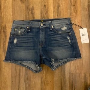7 for all Mankind denim shorts 28